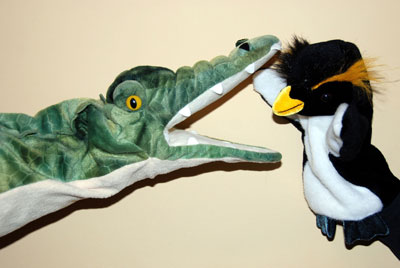 image of glove puppets